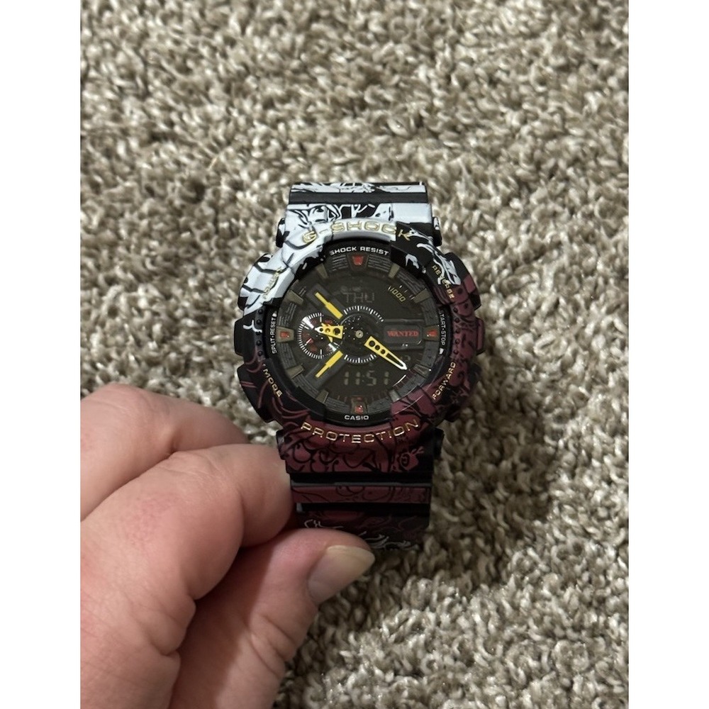 Casio G-SHOCK X ONE PIECE Men's Ana-Digi GA-110JOP-1A4JR Limited Edition Watch
